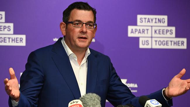 Premier Daniel Andrews doubled down on his commitment to sign up to China’s trophy Belt and Road initiative. Picture: Quinn Rooney/Getty