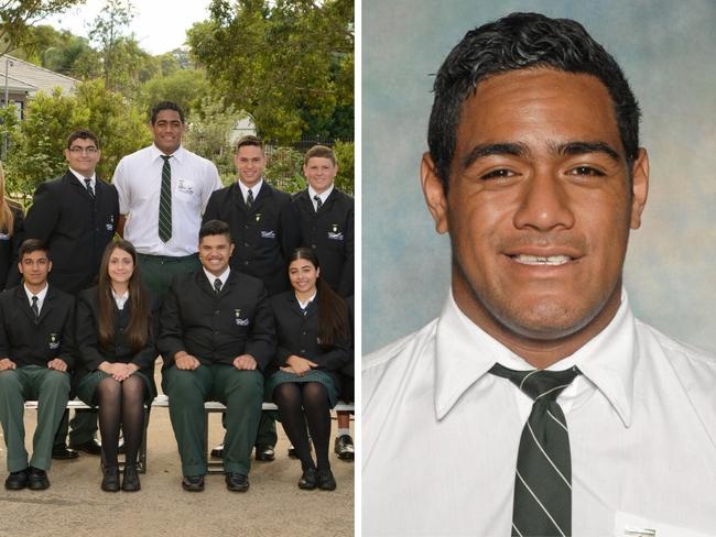 Jordan Mailata was born for the Super Bowl. Photo: Facebook, NSW Department of Education.