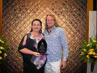 PASSION: Antonija and Ralph Monckton from Kilkivan Bush Camping and Caravan Park got the Small Business of the Year award. Picture: Scott Kovacevic