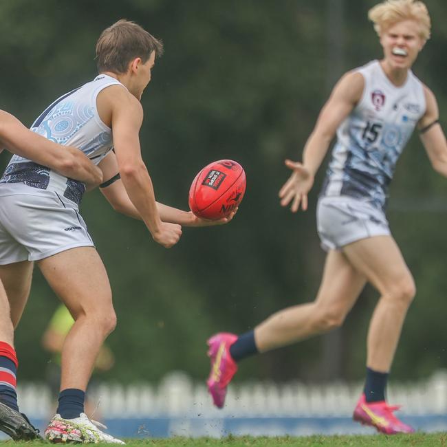 Darcy Jones screaming for the ball earlier in the season.\Photos by Stephen Archer