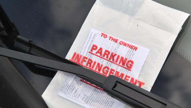 Parking fine. Photo: Brett Wortman