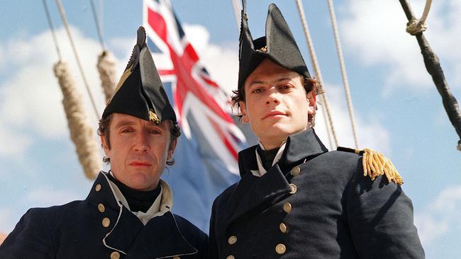 McGann and Ioan Gruffudd in Hornblower.