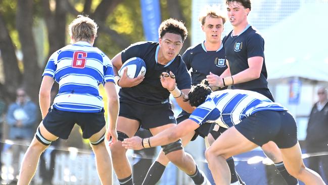 GPS First XV rugby between Nudgee College and Brisbane Grammar School. Saturday August 3, 2024. Picture, John Gass