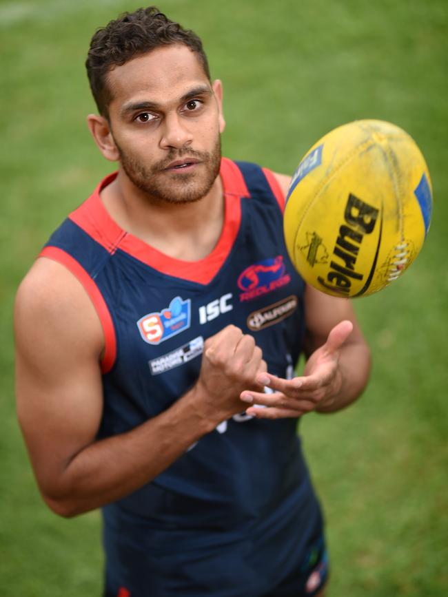 Norwood’s Dom Barry could interest AFL clubs in the mid-year draft.