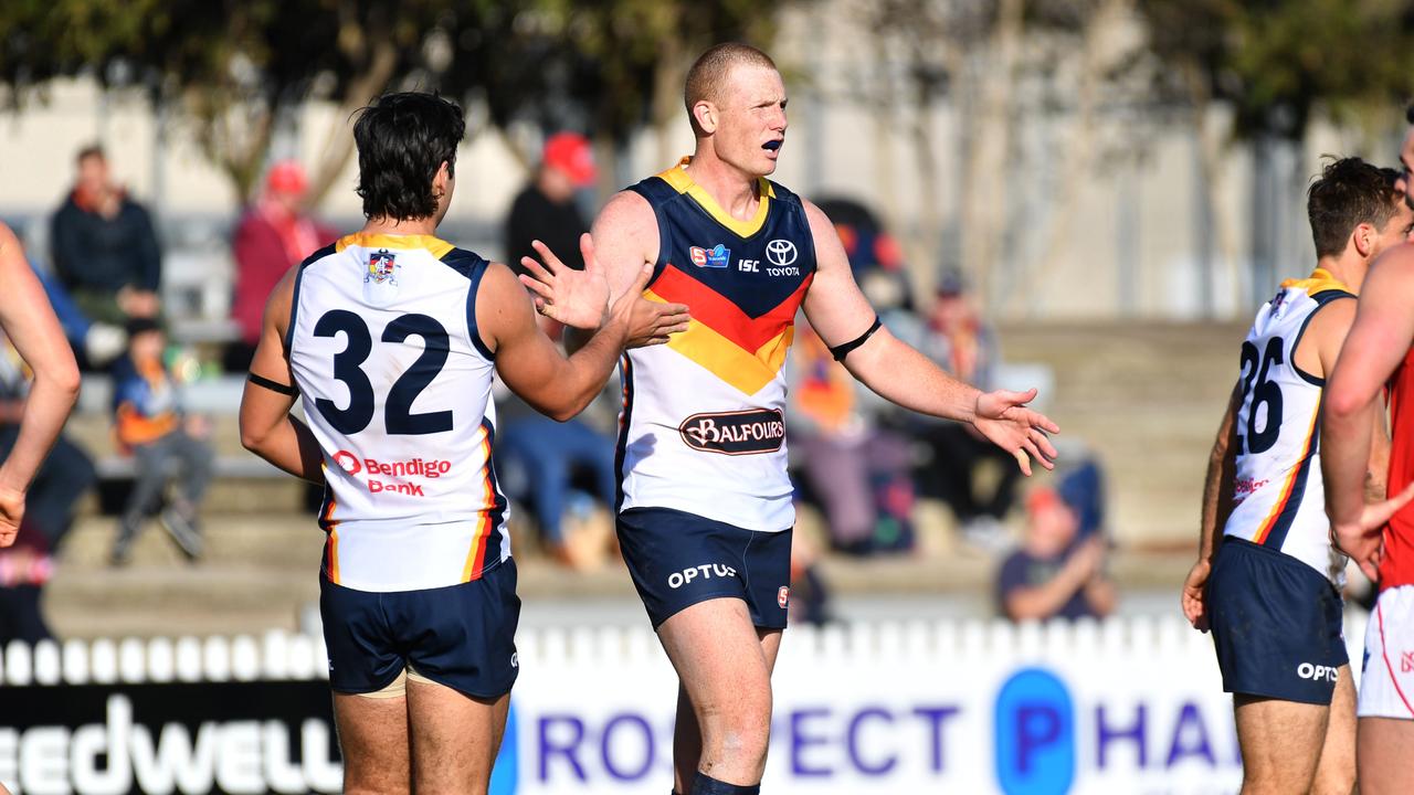 SANFL: North Adelaide v Adelaide at Prospect Oval   photographed in Adelaide on Saturday the 1st of June 2019. ADL - Sam Jacobs(AAP Image/Keryn Stevens)