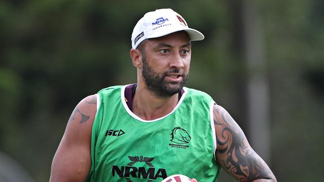 Benji Marshall is angling towards a switch to the centres at Brisbane. Picture: Annette Dew