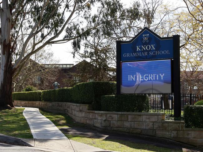 The incident is another black mark for the embattled private school. Picture: Tim Hunter