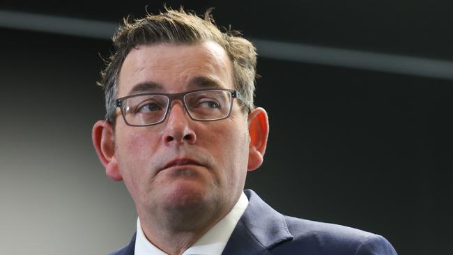 Premier Daniel Andrews has set vote-grabbing aside for now in a recovery-based budget. Picture: Brendan Beckett