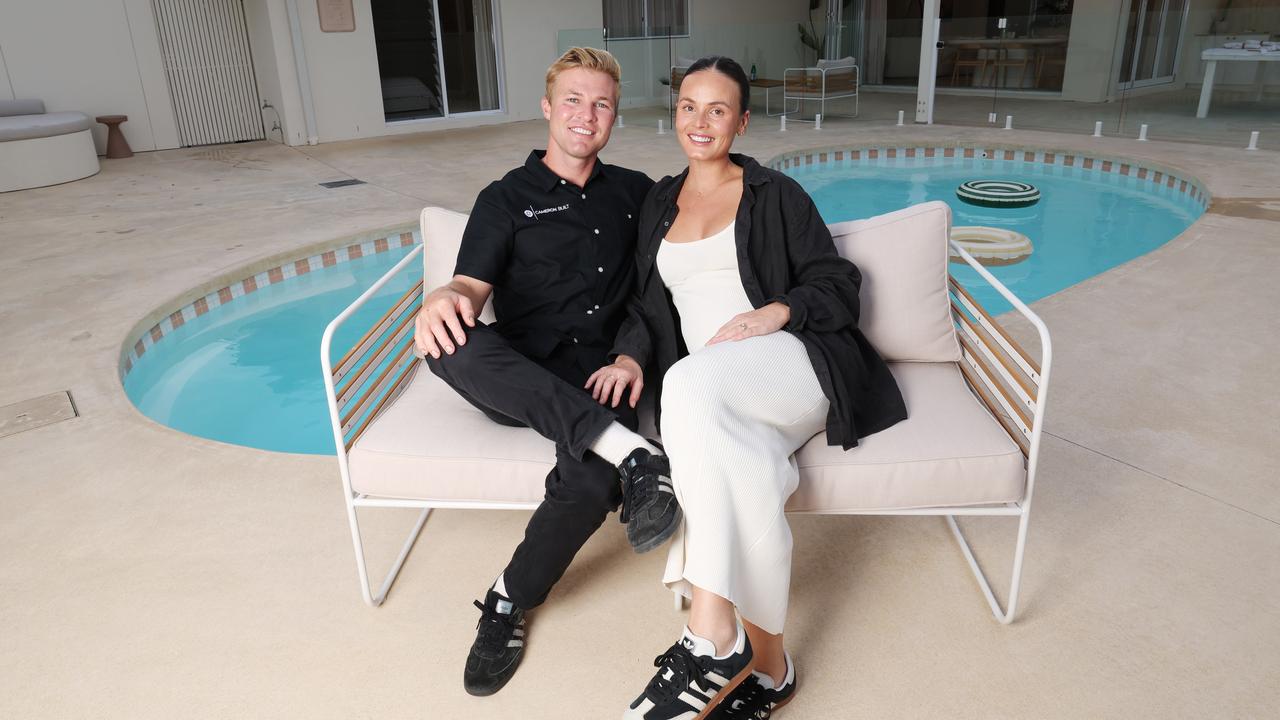 The couple moved from Victoria to the Gold Coast. Picure: Annette Dew