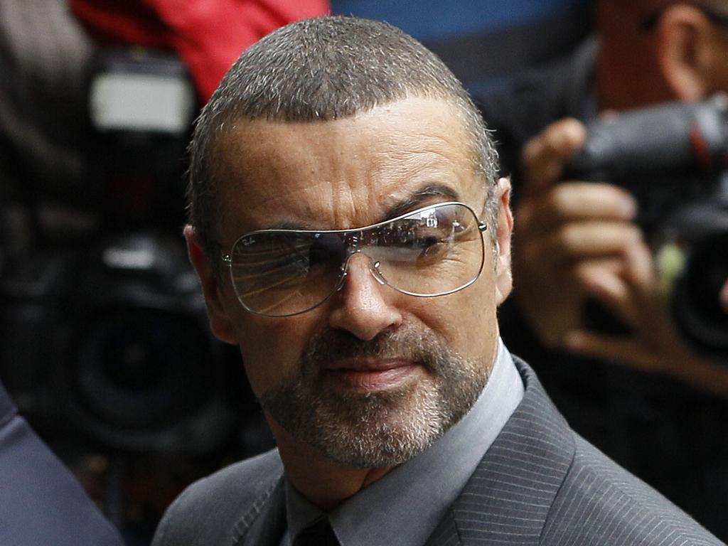 September 14, 2010. British singer George Michael arrives for sentencing at Highbury magistrates court in London, George Michael is facing a fine or jail time after he admitted driving while under the influence of drugs. The singer pleaded guilty last month to driving under the influence and possession of cannabis following an incident on July 4 when his Range Rover crashed into a photo shop in north London. Picture: AP Photo