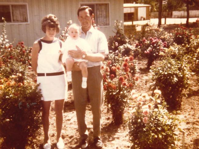 Colleen Adams with her husband Geoffrey.