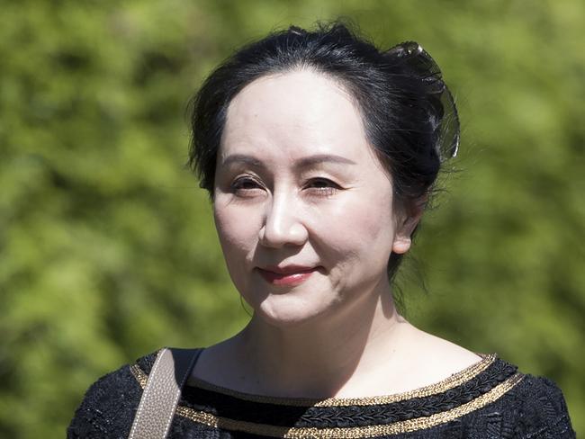 Meng Wanzhou, chief financial officer of Huawei, leaves her home to go to court in Vancouver on May 27. Picture: Jonathan Hayward