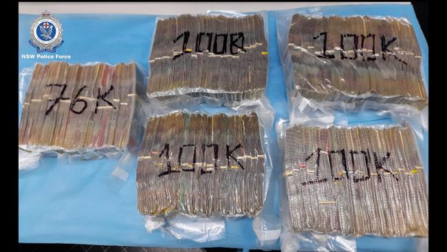 Police seized $4.5 million worth of cocaine, cannabis and chemicals on Thursday. Picture: NSW Police