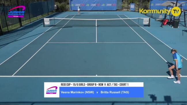 Replay: Vesna Marinkov (NSW) vs Britta Russell (ACT) - Australian Junior Teams Championships U15