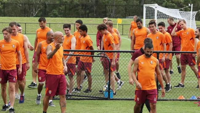 Brisbane Roar players are now in quarantine after playing out the season in Sydney.