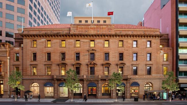 An artist’s impression of the redeveloped Elder House on Currie St.
