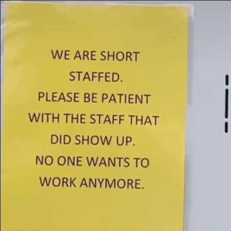 Many people who watched the video said ‘these companies don’t pay us enough to show up in a pandemic’. Picture: TikTok.