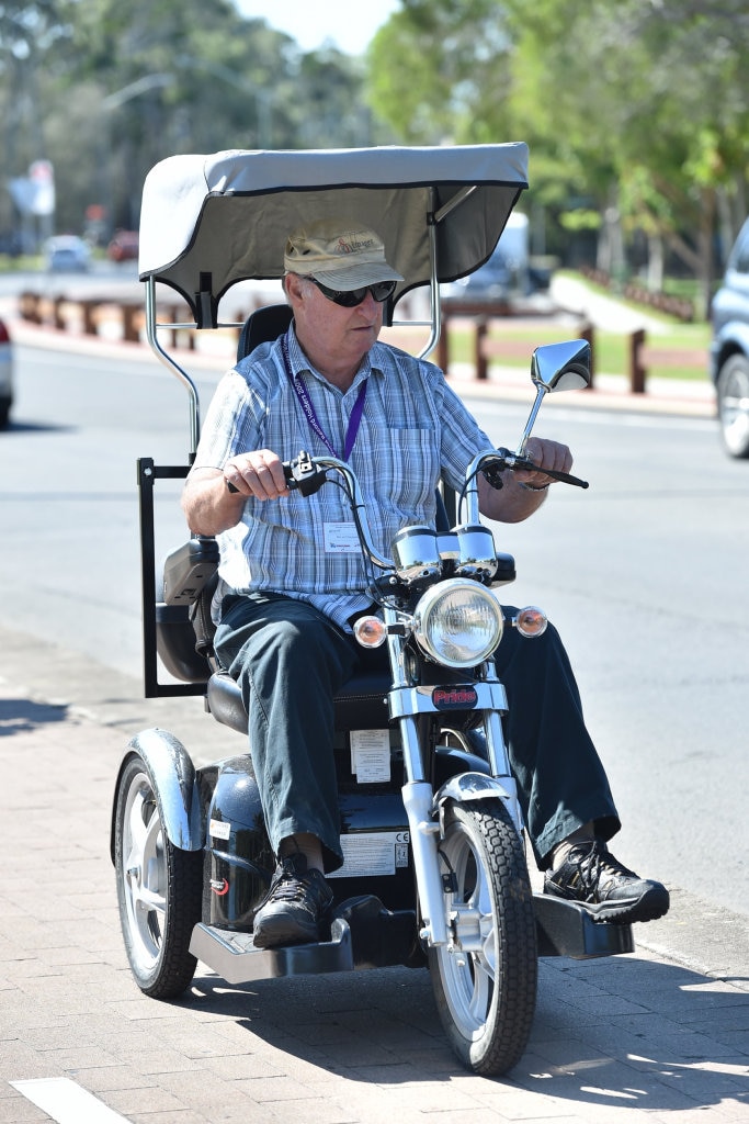 Hervey Bay Scooter Convoy 2016 The Courier Mail