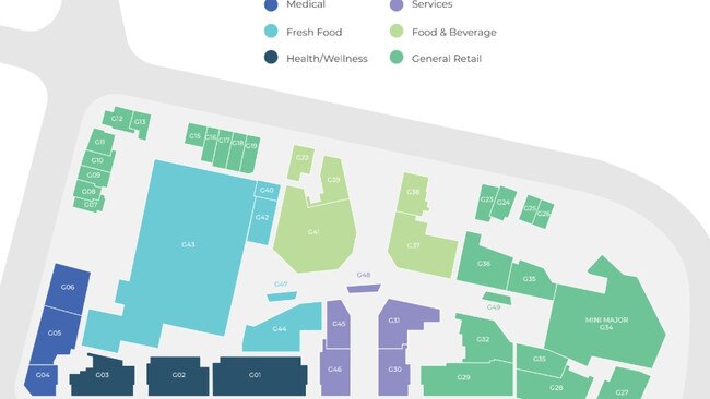 An overview of the expected floor space for the Toplace proposal.