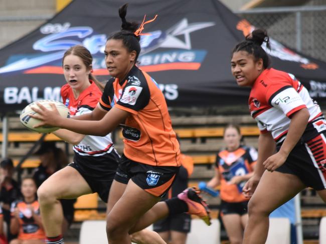 Wests Tigers can secure a finals spot with a win next weekend in the Lisa Fiaola Cup. Picture: Sean Teuma