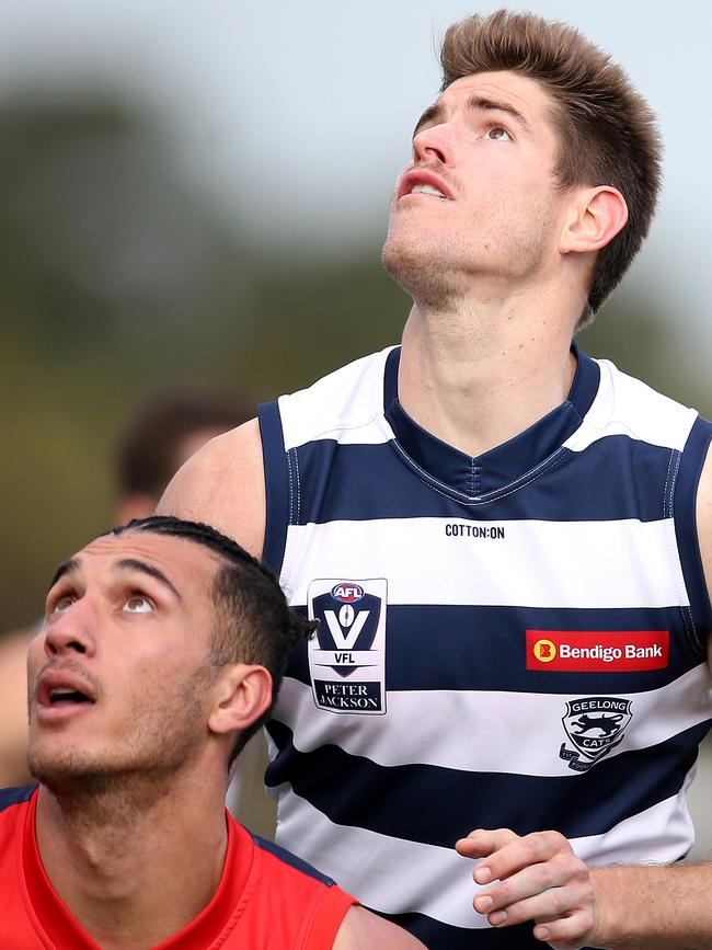 Geelong's Zac Smith is not on the Crows radar. Picture: Michael Klein