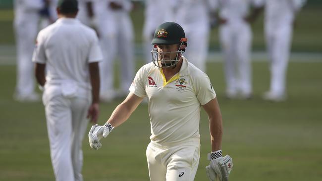 Shaun Marsh had a shocker of a series in the UAE, scoring just 14 runs. Picture: AP