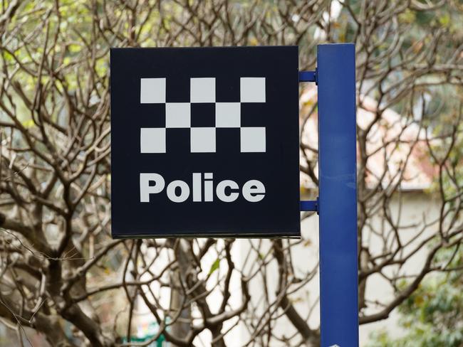 SYDNEY, AUSTRALIA - NewsWire Photos, September 7, 2024. GENERIC. Police sign outside Surry Hills Police Station. Picture: NewsWire / Max Mason-Hubers