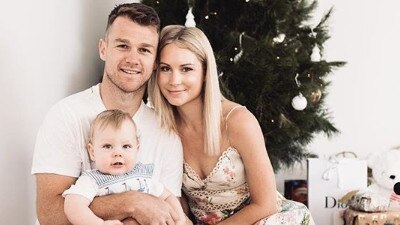 Port Adelaide's Robbie Gray and wife Annabel expecting baby number two.