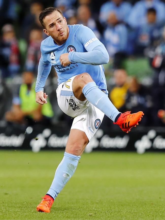 Ross McCormack joins the Mariners on loan from Aston Villa. Picture: Michael Klein