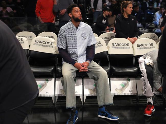 Ben Simmons is eyeing an opening night return after missing 240 days of basketball. Picture: Mike Lawrie/Getty Images