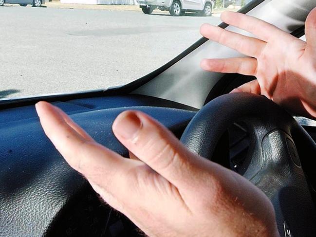 Idiotic and aggressive road-rage incident leaves commuter fuming