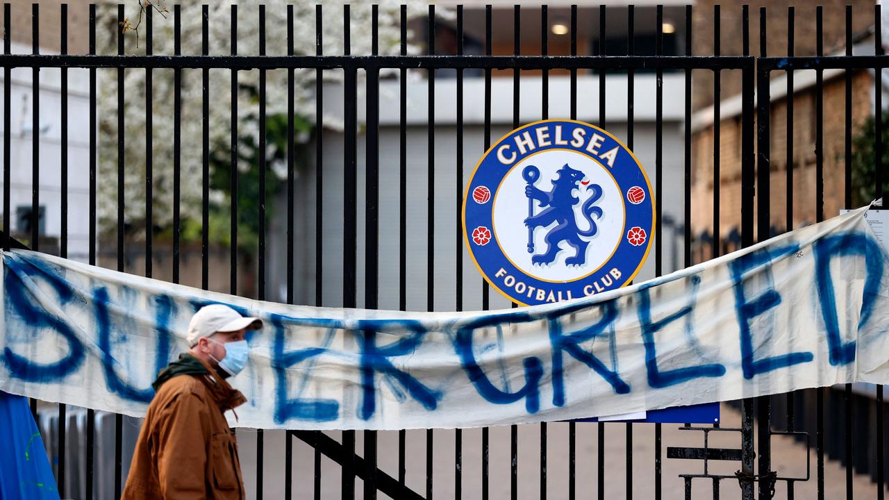 Chelsea are set to withdraw from the league. (Photo by Adrian DENNIS / AFP)
