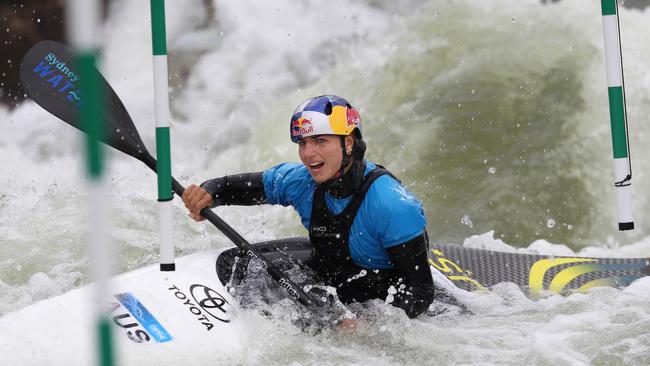 Australian Olympic superstar Jess Fox survived an injury scare during a training run. Picture: Paddle Australia