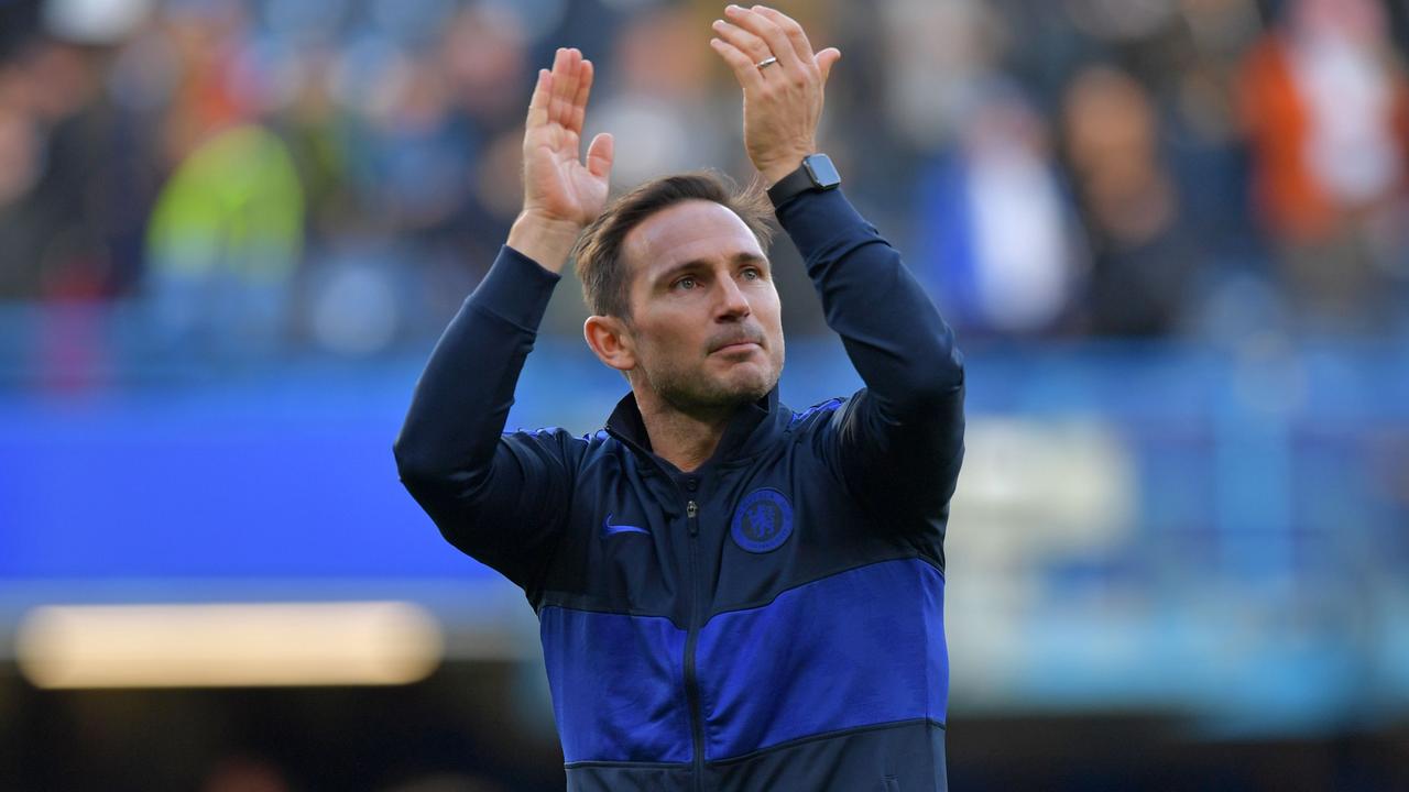 Chelsea's head coach Frank Lampard.
