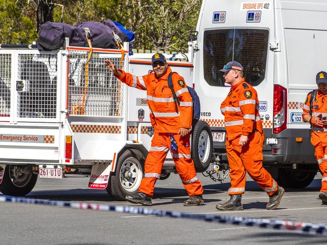 SES volunteers have joined police in the search for missing Federal Circuit Court Judge Guy Andrew. Picture: Richard Walker