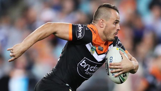 Josh Reynolds returns after an injury-hit 2018 but where does he fit into the Wests Tigers team? Picture: Brett Costello