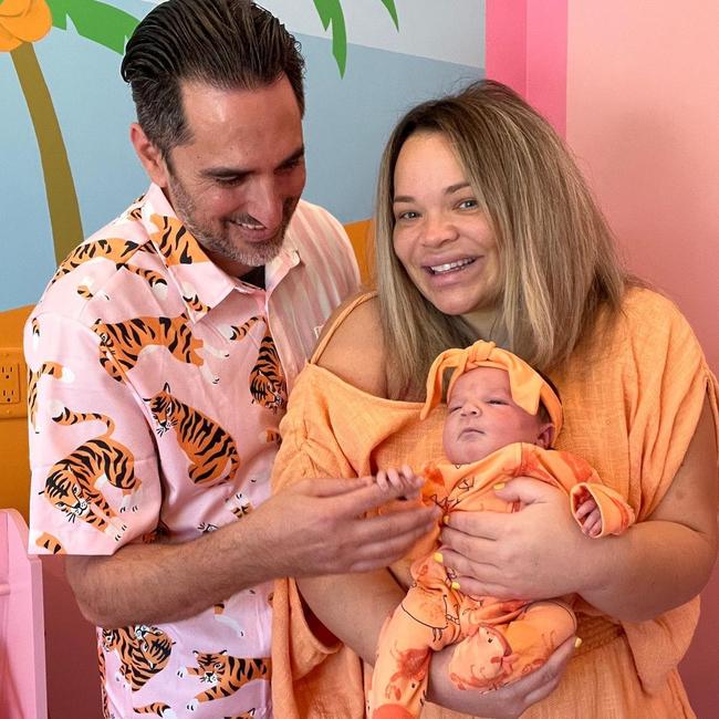 Trisha Paytas recently welcomed her first child Malibu Barbie with husband Moses Hacmon. Picture: Instagram/TrishaPaytas