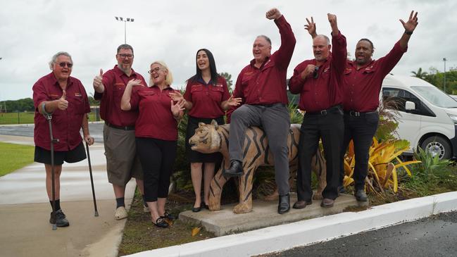 Mackay First party members hoping to be elected to represent Mackay Regional Council (from left): Ian Christensen, George Christensen, Kylee Stanton, Nathenea MacRae, Steve 'Jacko' Jackson, Lindsay Temple and Namarca Corowa. Absent were Heath Paton, Jeff Keioskie, Keith Hicks and Melissa Fowler. Picture: Heidi Petith