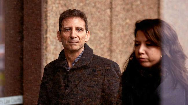 Universal Medicine founder Serge Isaac Benhayon (left) outside the Supreme Court in Sydney during the failed defamation trial. Picture: AAP