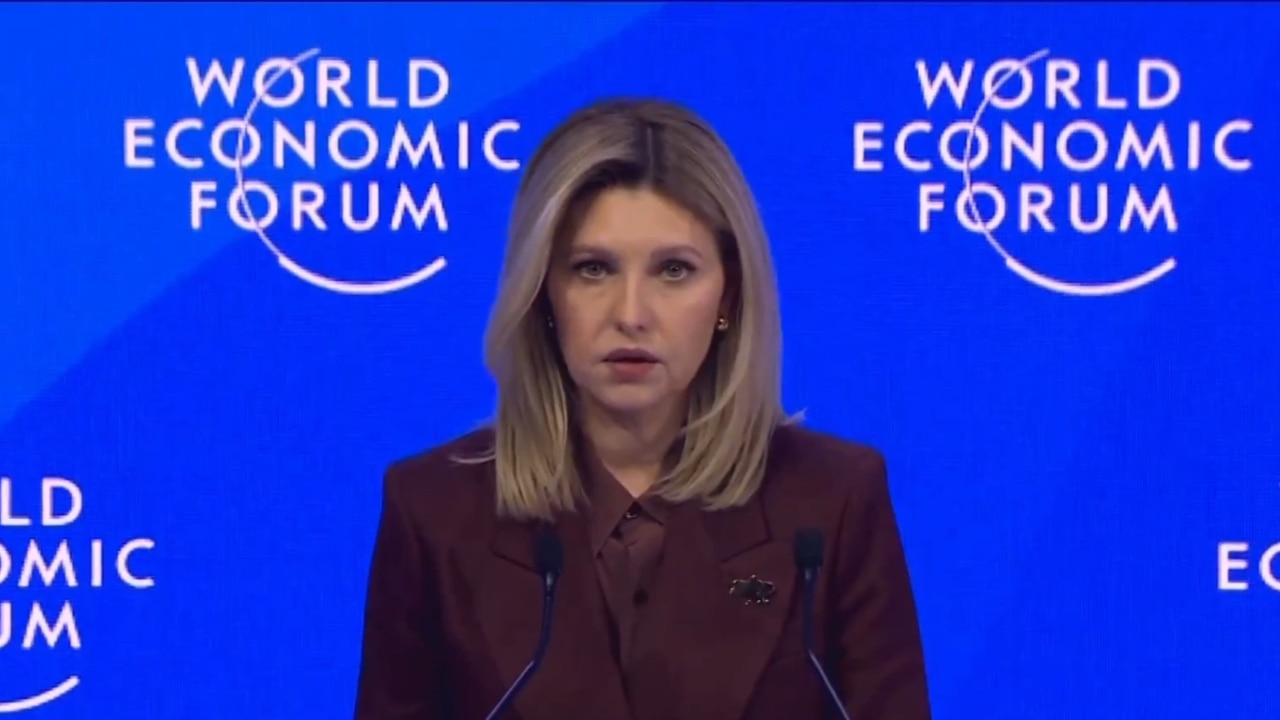 Ukraine's First Lady addresses World Economic Forum for support