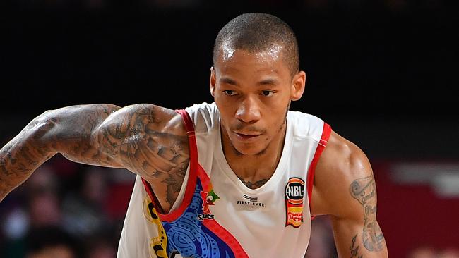 Adelaide 36ers star Jerome Randle suffered a sickening knee injury while playing in Spain on Saturday. (Photo by Mark Brake/Getty Images)