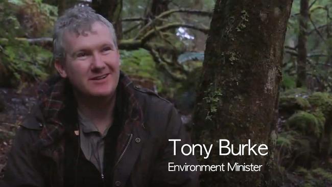 A screen grab of Tony Burke from a GetUp! campaign video.