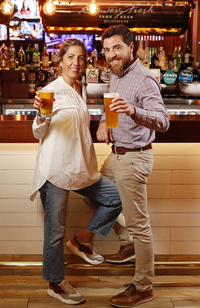 Nuria Fita and Joan Aranda at the The Montague Hotel. Picture: Josh Woning/AAP