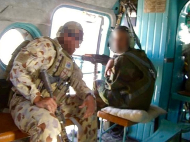 The now Queensland-based former soldier would disappear for days on these other missions.