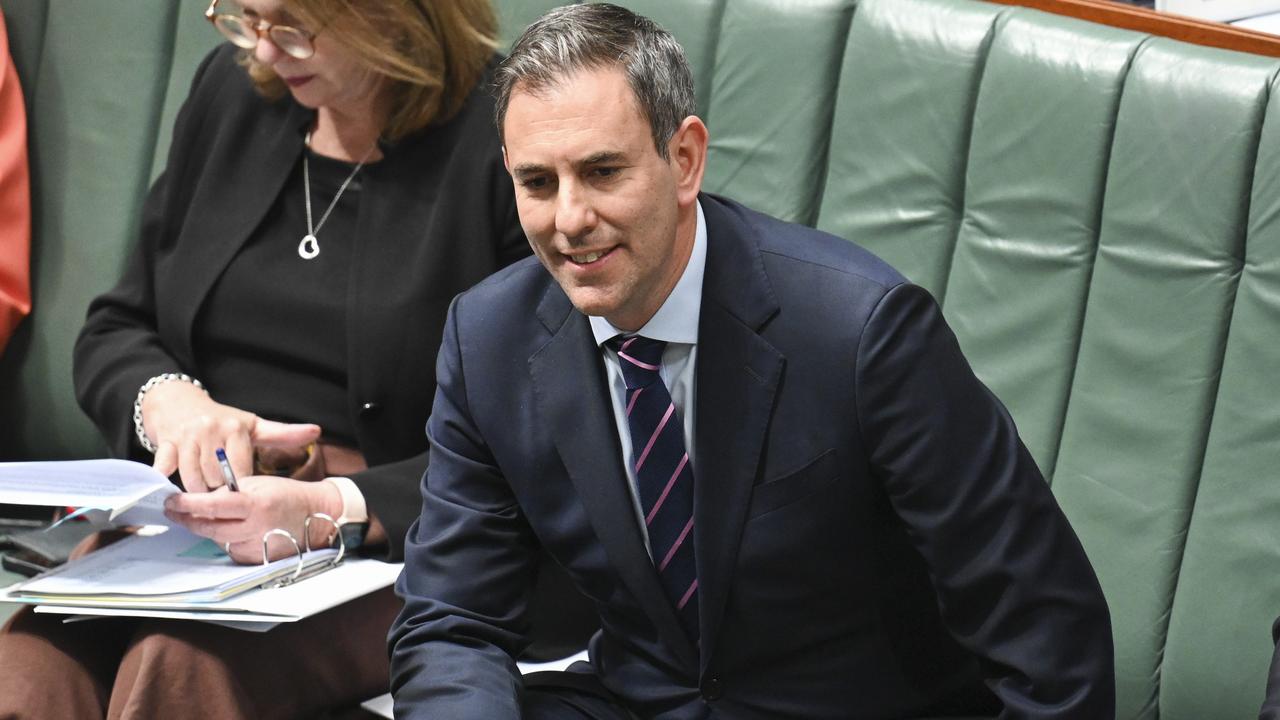 Federal Treasurer Jim Chalmers has remained tight lipped on whether he directed his department to scope out negative gearing changes. Picture: NewsWire / Martin Ollman