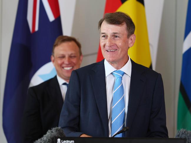 BRISBANE, AUSTRALIA - NewsWire Photos JANUARY 18, 2024: Former Lord Mayor Graham Quirk during a press conference in Brisbane. Picture: NCA NewsWire/Tertius Pickard