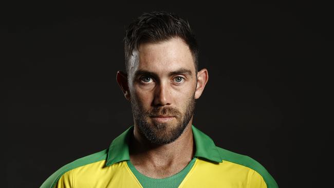 BRISBANE, AUSTRALIA - MAY 07: Glenn Maxwell of Australia poses during an Australia ICC One Day World Cup Portrait Session on May 07, 2019 in Brisbane, Australia. (Photo by Ryan Pierse/Getty Images)