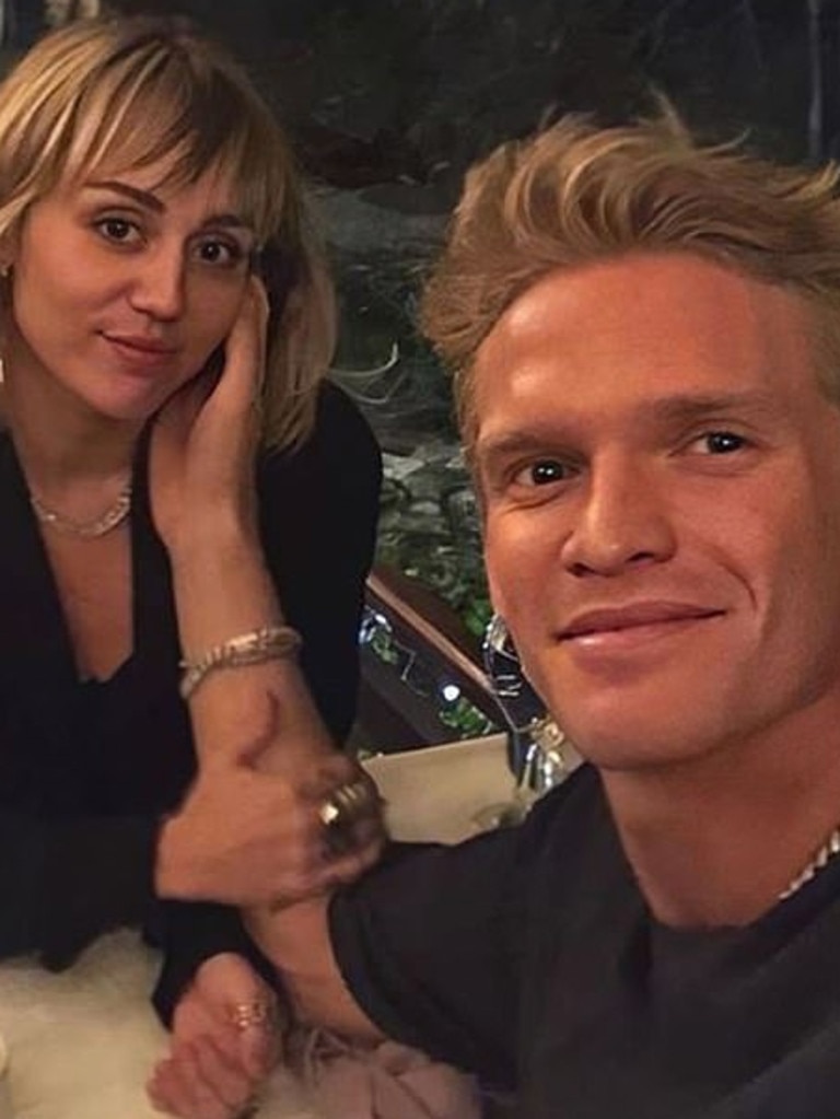 Cody Simpson and Miley Cyrus have recently begun dating. Picture: Instagram