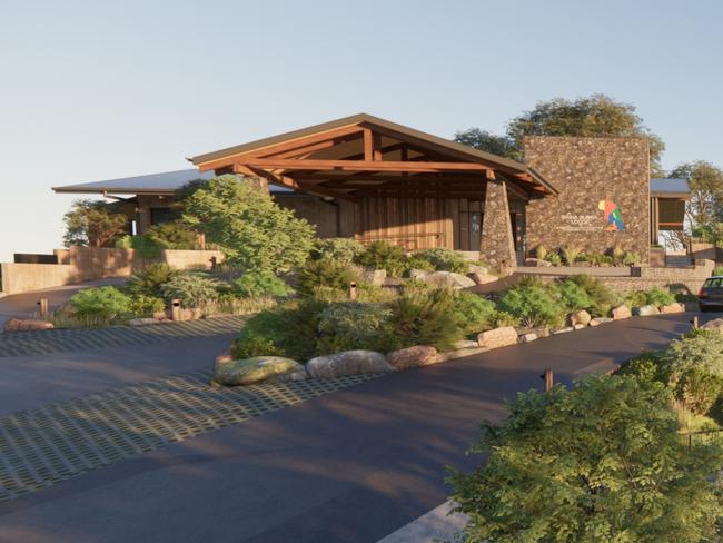 Binna Burra Lodge render.