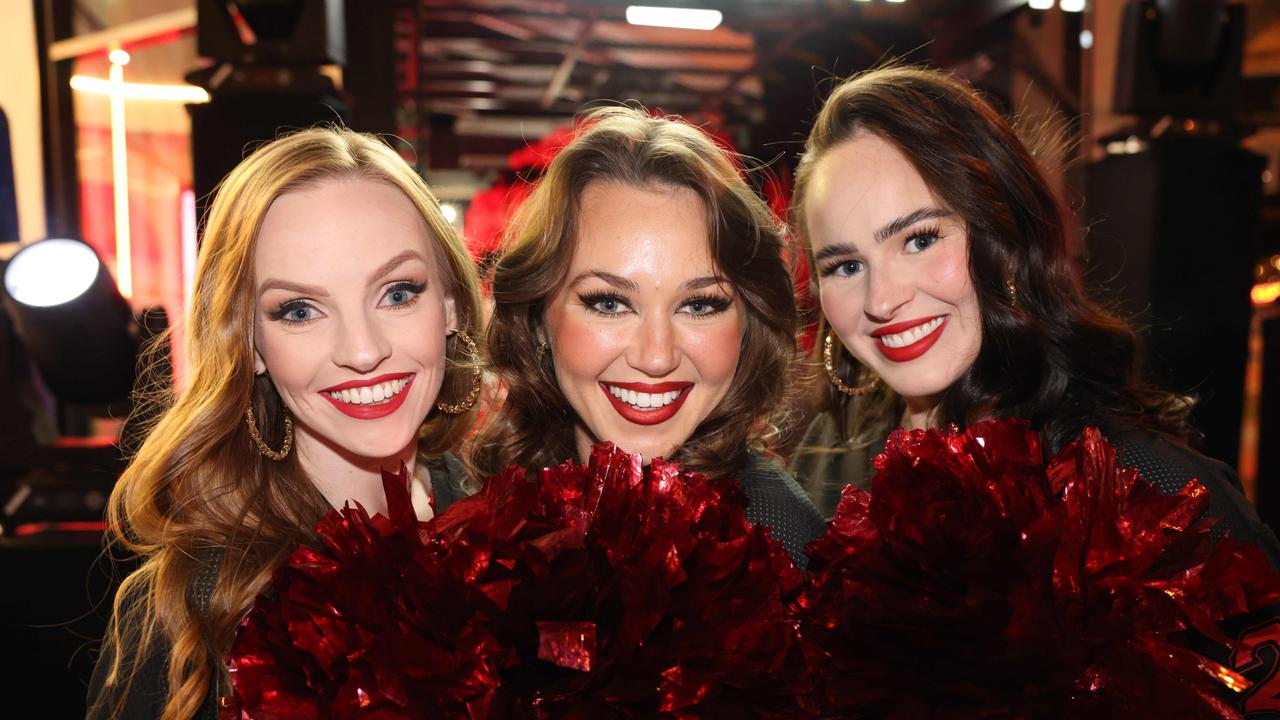 Madi Marr, Amy Doyle and Amber Flaherty at The Sporting Globe Bar and Grill launch at Surfers Paradise for Gold Coast at Large. Picture, Portia Large.